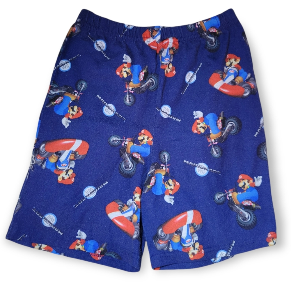 HOST PICK 😊 Vtg Mario Karts 2010 Nintendo Boys Shorts Pajamas